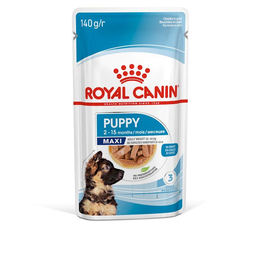 Royal Canin Maxi Puppy Chunks in Gravy