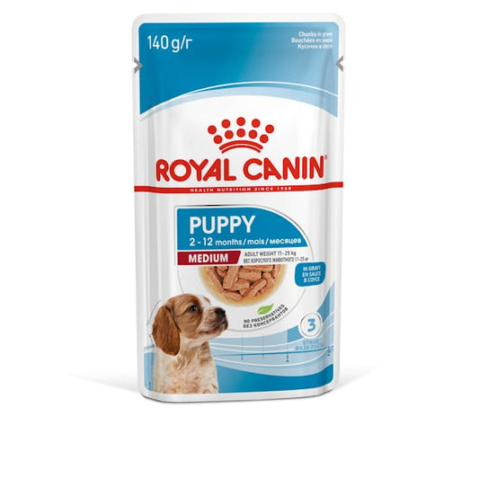 Royal Canin Medium Puppy Chunks in Gravy