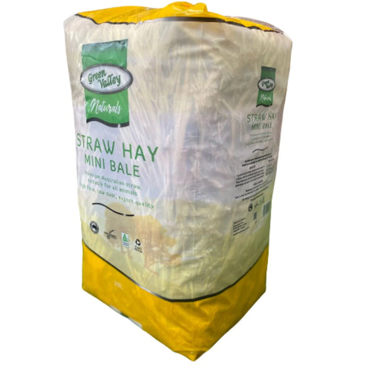 Green Valley Naturals Straw Mini Bale 22L