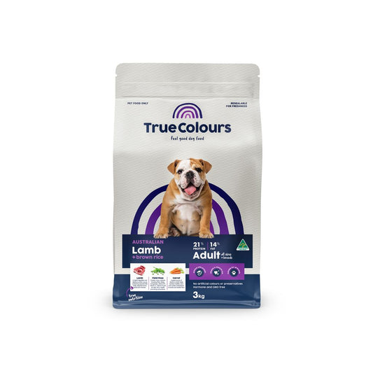 True Colours Lamb And Brown Rice Adult Dog Food